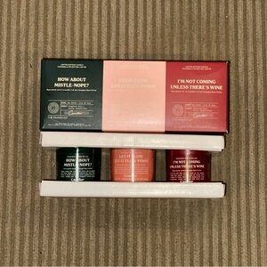 Festive Candle Trio Set by Candier